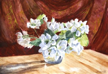 Spring bouquet. Apple-tree