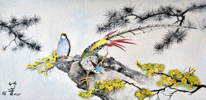 Japanese theme. Birds (copy)