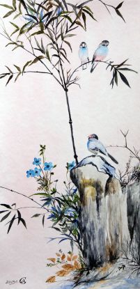 Japanese theme. Bamboo