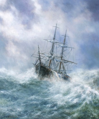 Storm on the sea