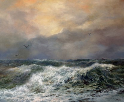 Storm on the sea