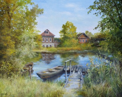 Autumn on the Trubezh River