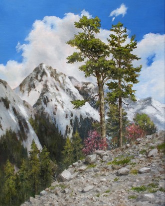 Spring in the mountains