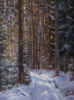 In the winter forest