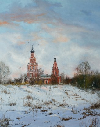 Spring is coming. Rakhmanovo village