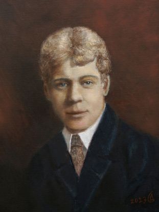 The last poet of the village (portrait of S. A. Yesenin)